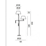 Galilea Floor Lamp Light from Carpyen