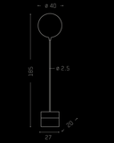 Smoke House Blanc Lampe de Sol Vertigo Bird Démonstrateur