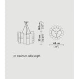 La Lollo Lumiere Suspension de Slamp