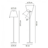 Melampo Floor Lamp Light from Artemide