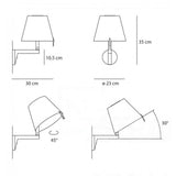 Melampo Mini Applique Murale d'Artemide