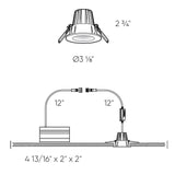 RGR2-CC - Encastré Régressé De 2" - Dals Lighting