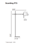 Scantling P73 Lampe de Sol de Marset