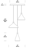 Swell Chandelier Luminaire Suspension Pablo Designs