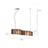 Vento pendant Lighting linear from Arturo Alvarez