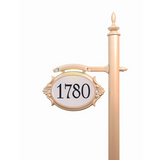 Florence - Plaque d'adresse horizontale pour poteau - 1738 - Snoc