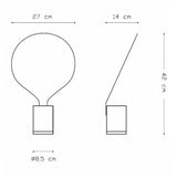 Balloon lampe de table de Vertigo Bird Liquidation