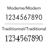 Florence - Plaque d'adresse horizontale pour poteau - 1734 - Snoc